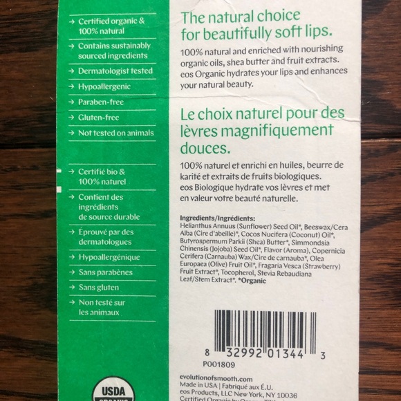 EOS Organic Strawberry Sorbet - Picture 2 of 2